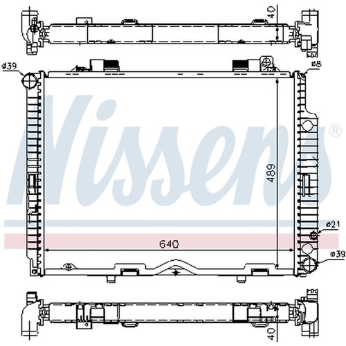 Nissens kühler - nissens,
